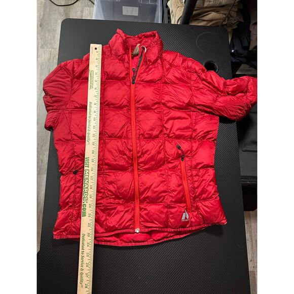 Eddie Bauer First Ascent EB 800 Down Puffer Jacket Red Womens Large - Picture 5 of 14